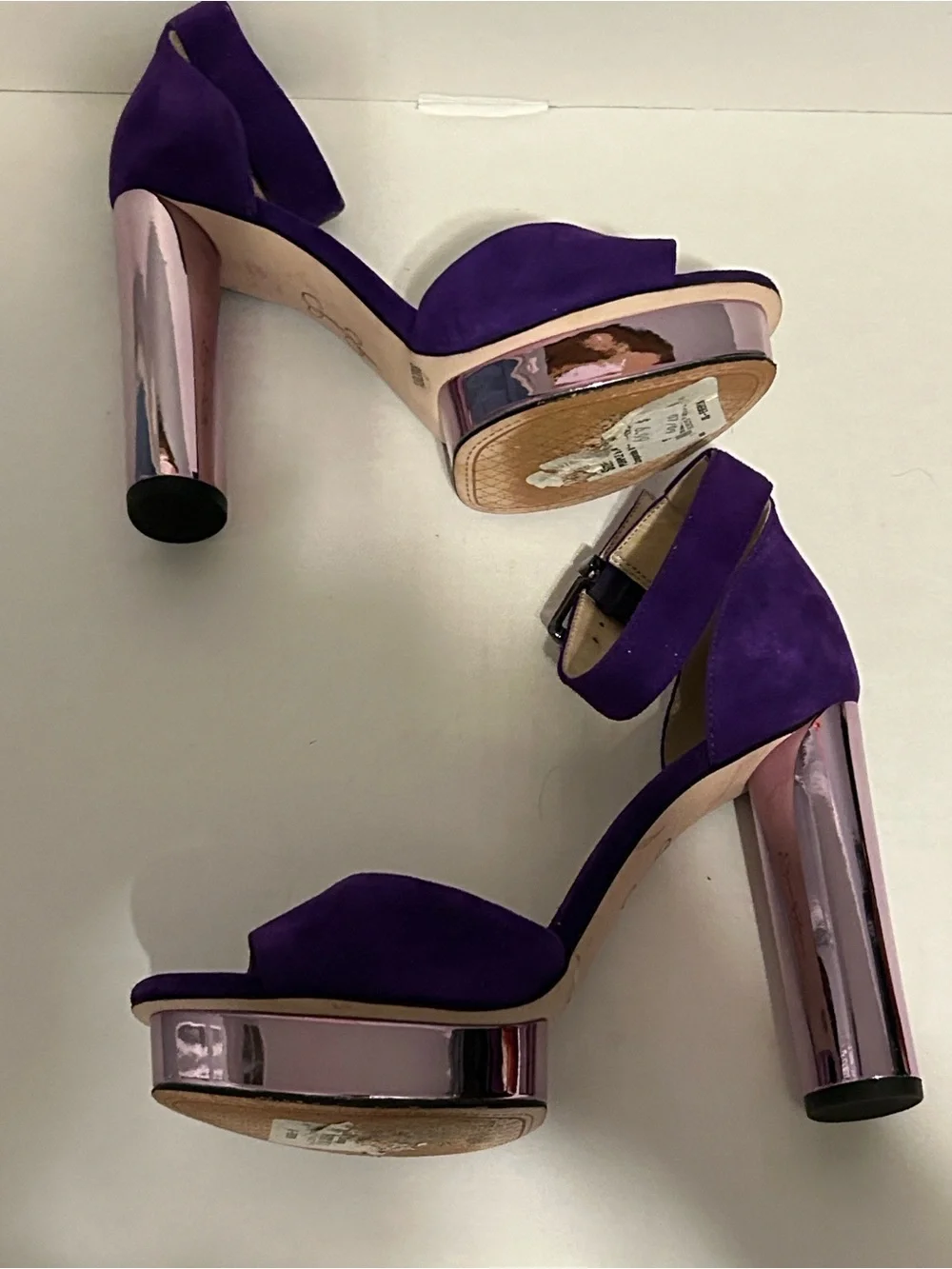 Jessica Simpson Violet Suede Ankle-Strap Platform Sandal